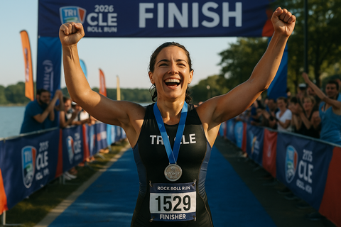 Who won the 2026 TRI CLE Rock, Roll, Run triathlon? (photos)