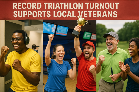 Record turnout powers Fatman Triathlon fundraiser for local veterans