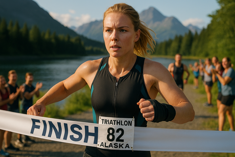 Coming off injury, Eagle River’s Helen Wilson wins Gold Nugget Triathlon