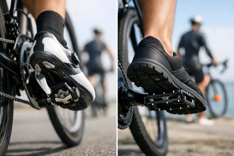 Clipless Pedals vs Flat Pedals for Triathlon