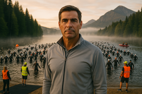 Leading the controversial IRONMAN Lake Placid