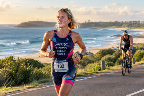 IRONMAN 70.3 Port Macquarie results: Jelle Geens wins as Van Coevorden fights back to retain title