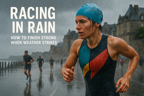 Athletes beat weather to finish St Malo Triathlon