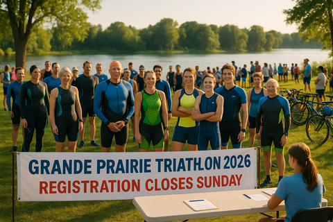 Registration for 2026 Grande Prairie Triathlon closes Sunday