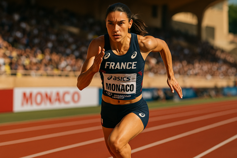 Keep me away from the pool, Kipyegon tells triathlete Beaugrand