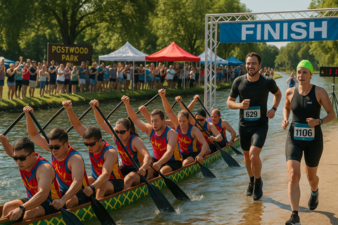 Dragonboat Festival, Triathlons at Postwood bring out 350 spectators