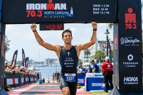 Virginia's Ryan Luczak wins 2026 IRONMAN 70.3 NC in Wilmington
