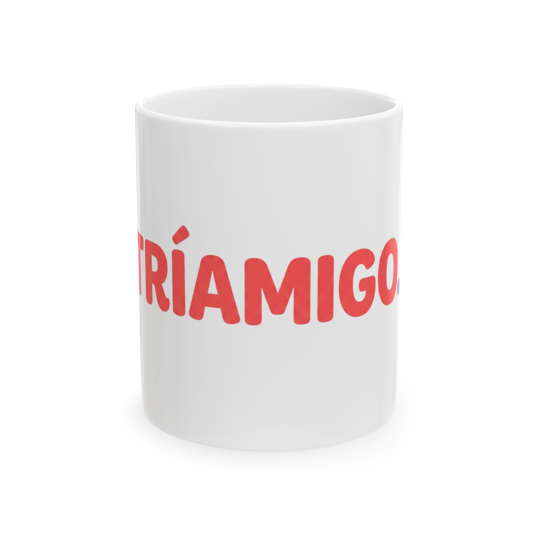 Keramik-Tasse – „TRÍAMIGO