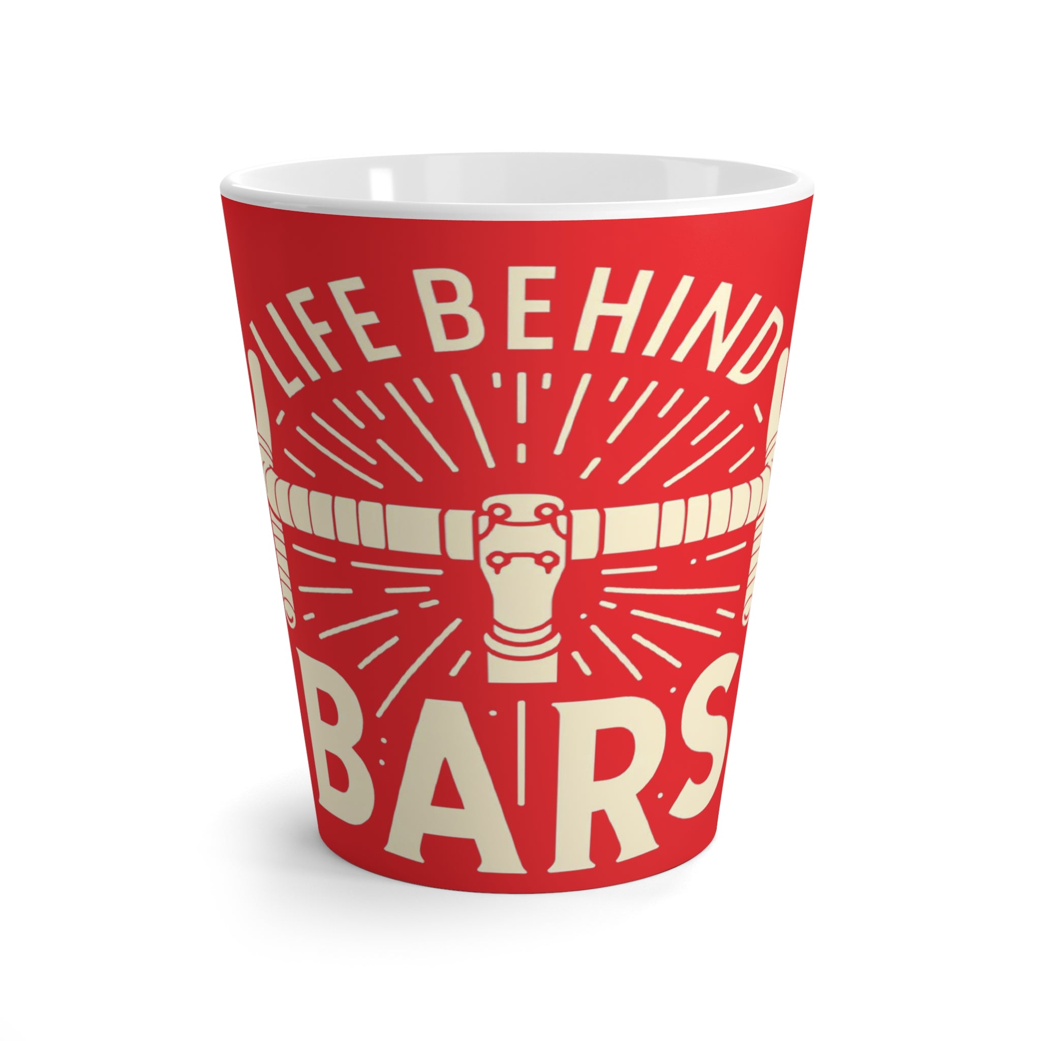 Life Behind Bars - Adventure & Race Cyclist Latte Mug