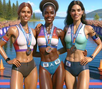 Three Watertown Nurses Compete, Medal in Griskus Triathlon at Lake Quassapaug