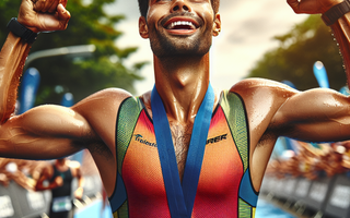 Iowa man celebrates almost 200 pound weight loss by completing triathlon at Cornhusker State Games