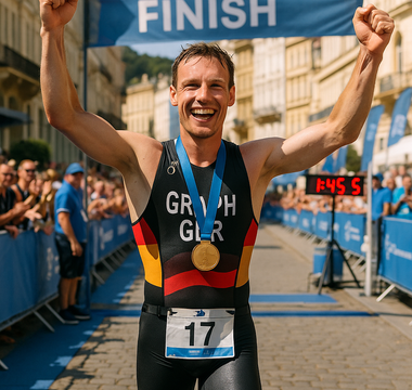 Henry Graph Claims Breakthrough WTCS Gold as Hidalgo Surges to Second in Epic Carlovary Triathlon Battle
