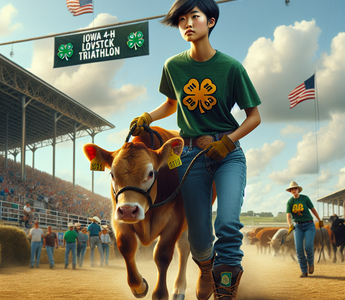 Iowa Youth Excel at 4-H Livestock Triathlon