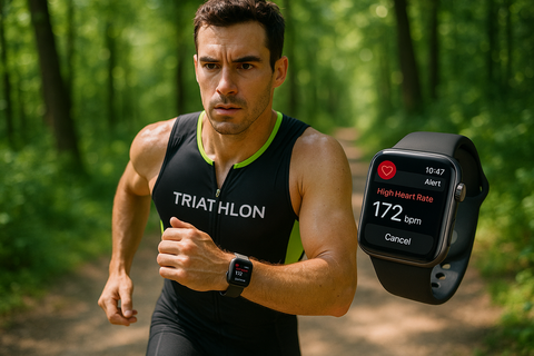 Triathlon runner credits Apple Watch for saving his life
