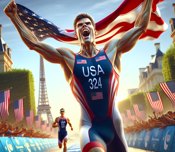 USA's Chris Hammer smashes first Paralympic title in men's PTS5 Paris 2024 triathlon