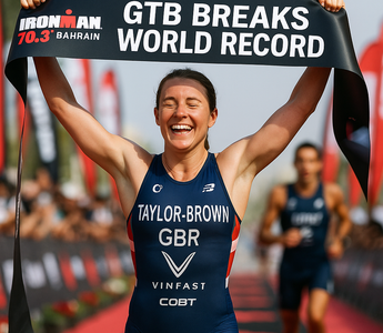 IRONMAN 70.3 Bahrain 2025 results: New world best for GTB as she and Luis defend titles
