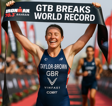 IRONMAN 70.3 Bahrain 2025 results: New world best for GTB as she and Luis defend titles