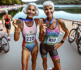 ‘Do it for the joy’: Two CNY women in their 70s win medals in international triathlon