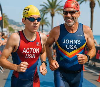 The Youngest Competitor in Nice is Racing with His Dad. The Duo's Story is Incredible.