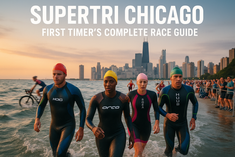 Supertri Chicago triathletes swim, bike, and run