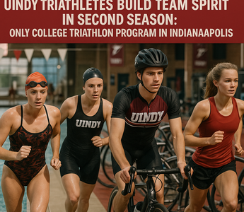 Swim, bike, run: UIndy triathletes lean on each other in 2nd season