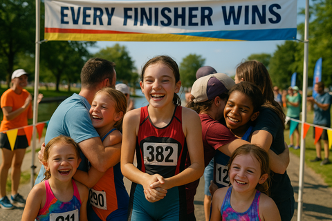 Photos: Every finisher is a winner at North Shore Youth Triathlon