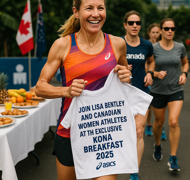 Join Lisa Bentley at the Canadian Kona Breakfast