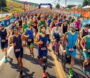 Hundreds race in 21st annual Got the Nerve? Triathlon