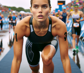 Triathlete's Unshakable Focus: Mastering Swim, Bike, and Run for Championship Glory

