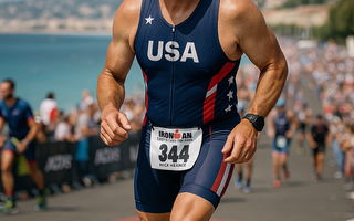 Local firefighter represents America in international triathlon tournament
