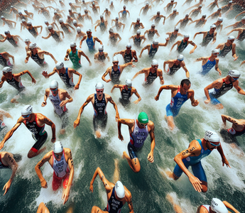 One Extraordinary (Olympic) Photo: David Goldman captures rare look at triathlon swimming