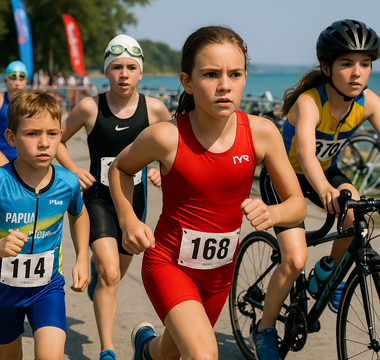 Youngsters flex skills at North Shore Triathlon