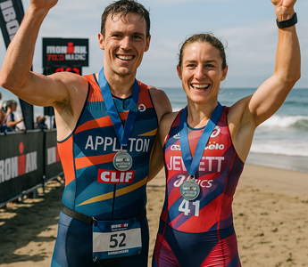Triathletes Sam Appleton, Tamara Jewett set records in Ironman 70.3 Santa Cruz wins