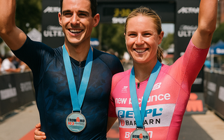Jason West and Paula Findlay Claim Victory at Ironman 70.3 Augusta