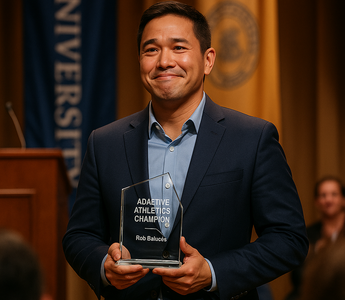 During Pepperdine’s recent annual Waves Weekend, he received the Wave of Resilience Award, honoring not only his tenacity in the face of adversity but also the inspiration he continues to bring to the University community.