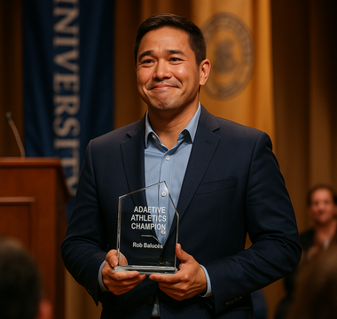 During Pepperdine’s recent annual Waves Weekend, he received the Wave of Resilience Award, honoring not only his tenacity in the face of adversity but also the inspiration he continues to bring to the University community.