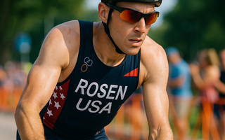 Rosen rides hometown win to world triathlon stage