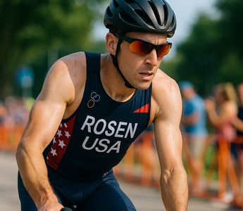 Rosen rides hometown win to world triathlon stage