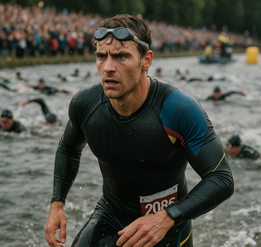 Scrums in the water, cheering wrestlers, unrideable climbs and a champagne finish: my Ironman Leeds highs and lows