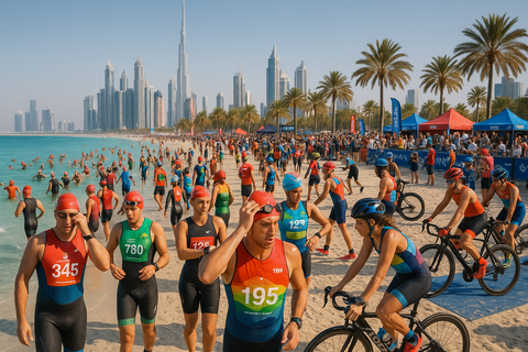 Dubai T100 Triathlon attracts over 2,000 athletes from 57 nationalities