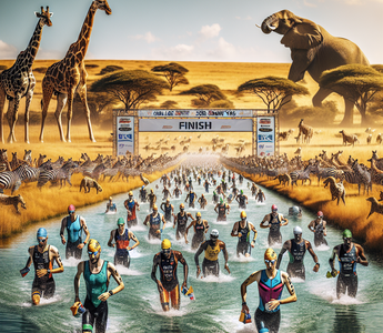 WILD new triathlon race has a cruise ship, giraffes, hyenas and cheetahs