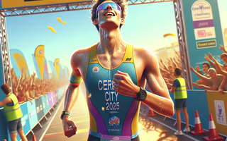 Road closures don't hamper competitors at 2025 Cereal City Triathlon