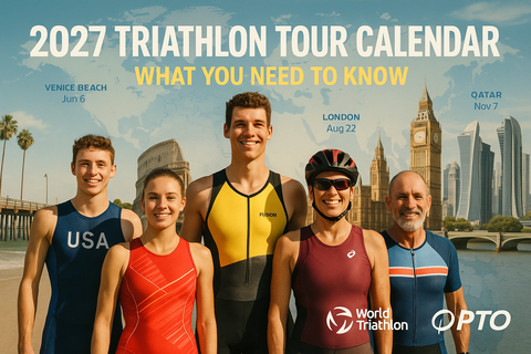 World Triathlon and the Professional Triathletes Organisation reveal tour calendars for 2027