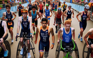 Young athletes of all abilities participate in adaptive triathlon