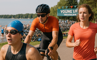 Swimming, biking, running (and paddling) in Detroit Lakes