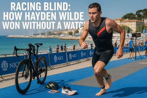 No watch, no problem: Hayden Wilde races blind to IRONMAN 70.3 world title