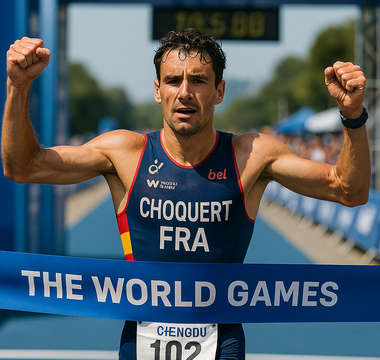 Benjamin Choquert Reclaims Duathlon Crown in Chengdu Heat