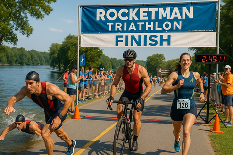 Rocketman Triathlon makes annual visit to recreation area