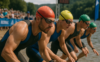 Tri-Pike Triathlon glides out of the starting blocks