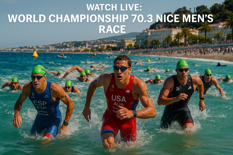 [WATCH LIVE NOW] Ironman 70.3 World Championship Nice: men battle for the world title